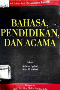 Image of Bahasa Pendidikan Dan Agama